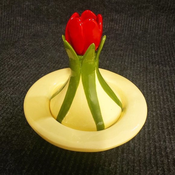 NWT- Budding Flower Little Tagine ( cooking pot)- Handmade by Giesla Pferdekampe - Picture 1 of 3